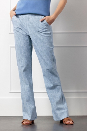Studio Anneloes Studio Anneloes flair bnd denim trousers 12626 Flared 6700 denim light