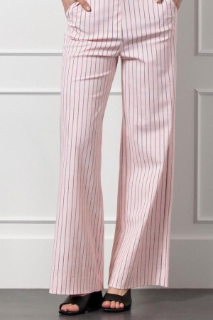 Studio Anneloes Studio Anneloes lexie pinstripe trousers 12799 Broek 1969 pale pink/dark blue