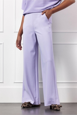 Studio Anneloes Studio Anneloes lexie bonded trousers 12651 Broek 4800 light lila