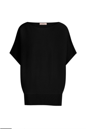 Studio Anneloes Studio Anneloes lenti pullover 12708 Trui korte mouw 9000 black