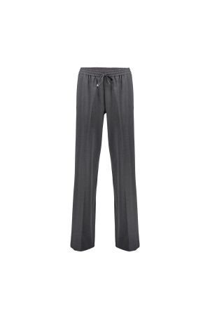 Geisha Geisha pants flair piping 51527-10 Flared 930 mid grey/black