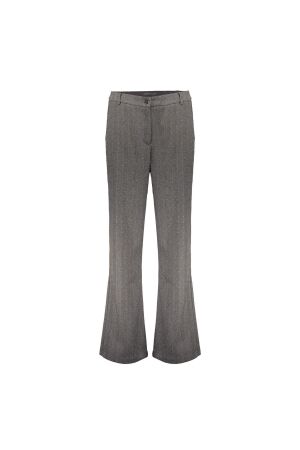 Geisha Geisha pants herringbone stones 51532-10 Broek 950 anthracite stones