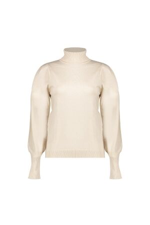 Geisha Geisha pullover col pleated shoulders 54533-14 Trui 10 off-white 10 off-white