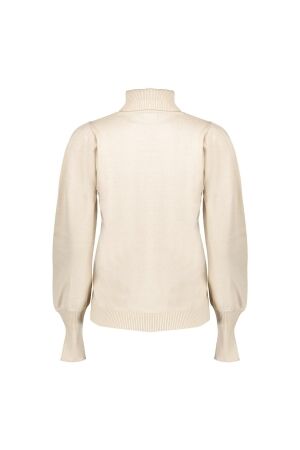 Geisha Geisha pullover col pleated shoulders 54533-14 Trui 10 off-white