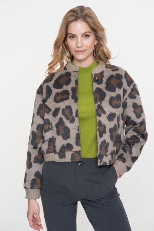 Geisha Geisha bomber jacket 55521-10 Jackets 735 camel/antracite 735 camel/antracite