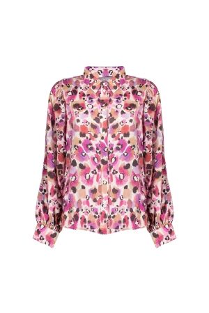 Geisha Geisha blouse animal 53620-20 Blouse 420 pink/off white