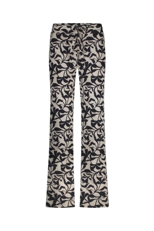 Studio Anneloes Studio Anneloes abigail leafs trousers 12779 Broek 1469 kit/dark blue