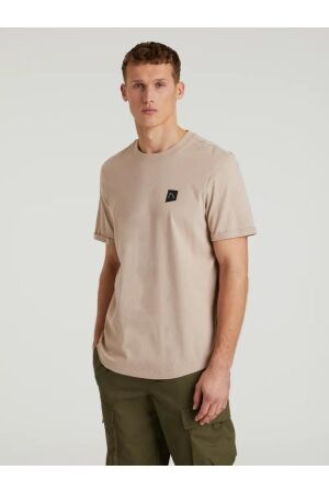 Chasin Chasin brody Print T-shirts e75 - taupe E75 - TAUPE