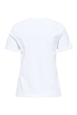 Only Only onlketty life s/s o-neck top jrs noos T-shirts bright white cherries