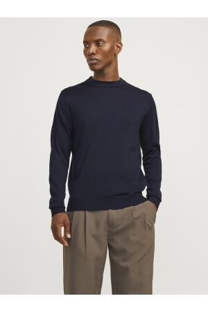 Jack & Jones Jack & Jones jprccmilano stitch knit crew neck sn Trui 4555935 night sky