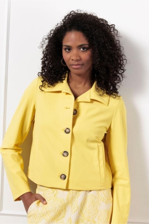 Studio Anneloes Studio Anneloes clarris bonded jacket 12746 Jackets 2000 golden yellow