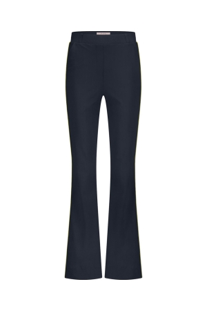 Studio Anneloes Studio Anneloes nola tape flair trousers 12752 Flared 6900 dark blue