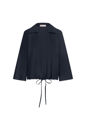 Studio Anneloes Studio Anneloes odette top 12754 T-shirt Lange mouw 6900 dark blue