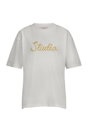 Studio Anneloes Studio Anneloes klaske rope tshirt 12833 T-shirt Korte mouw 1100 off white