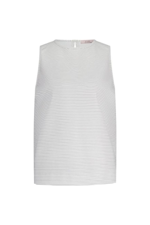 Studio Anneloes Studio Anneloes ebony bnd pinstripe top 12753 T-shirt Korte mouw 1169 off white/dark blue