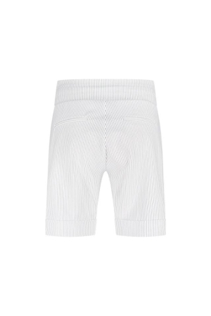 Studio Anneloes Studio Anneloes city bnd pinstripe bermuda 12765 Korte broeken 1169 off white/dark blue