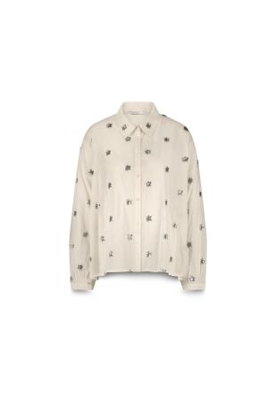 SUMMUM SUMMUM blouse scattered embro 2s3328-12012 Blouse 122 ivory