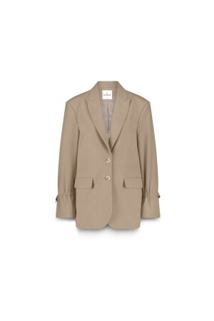 SUMMUM SUMMUM blazer viscose blend stretch 1s1265-12072 Blazers 722 alpaca