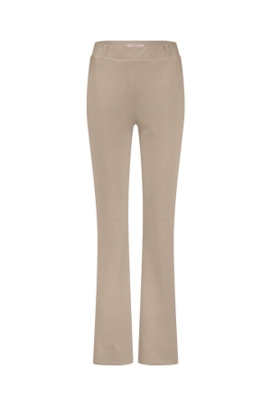 Studio Anneloes Studio Anneloes flair bonded trousers 94800 Flared 2200 latte