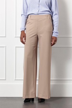 Studio Anneloes Studio Anneloes lexie bonded trousers 94801 Broek 2200 latte