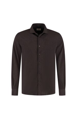 DSTREZZED DSTREZZED kirk shirt 303714-aw25 Overhemd 799 dk. brown