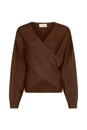 MSCH Copenhagen MSCH Copenhagen mschzinelle hope wrap pullover 18469 Trui slate black mel