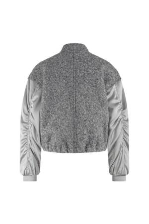 Nukus Nukus baltimore jacket satin nkf13057 Jackets 21 light grey