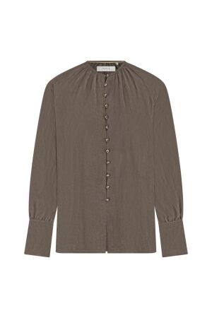 Nukus Nukus sterre blouse nkf02014 Blouse 65 fango