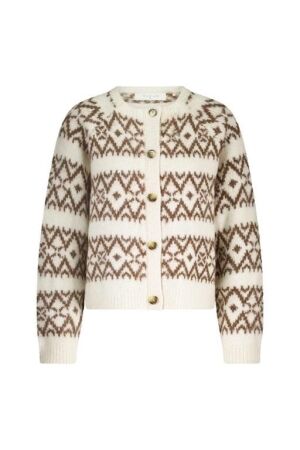 Nukus Nukus talya cardigan nkf05001 Vest 17 off white