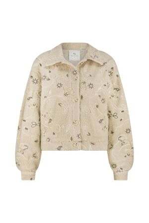 Nukus Nukus milou jacket embroidery nkf13018 Jackets 9 sand