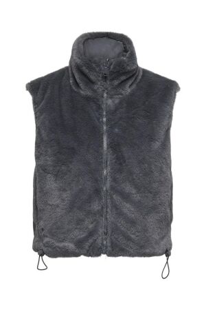 Only Only onldana life faux fur waistcoat cc otw Vest 4765258 blackened pearl