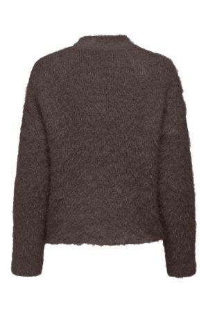 Only Only onllulu ls rib highneck cc knt Trui 4853090 seal brown