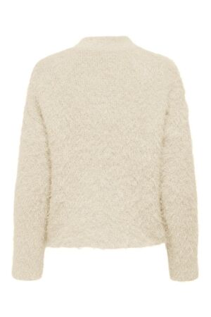 Only Only onllulu ls rib highneck cc knt Trui 4853091 cloud dancer
