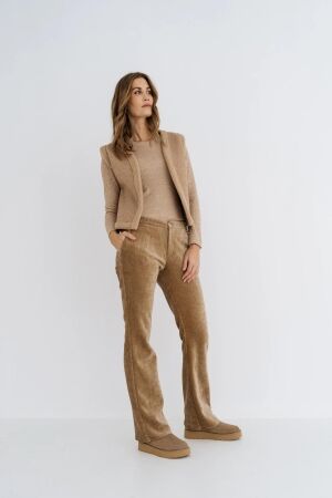 Maicazz Maicazz plared -  pants fa25.30.322 Broek dark sand