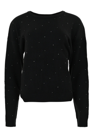 Maicazz Maicazz pepita- sweater fa25.70.222 Sweater black