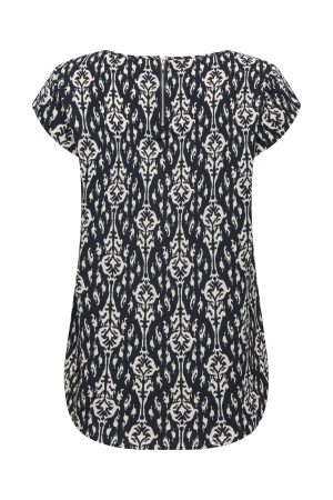 Only Only onlvic s/s aop top noos wvn T-shirt Korte mouw total eclipse felina simple etchnic