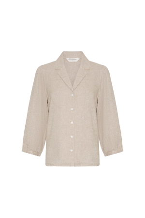 MSCH Copenhagen MSCH Copenhagen mschpennie ginia 3 4 shirt Blouse sand
