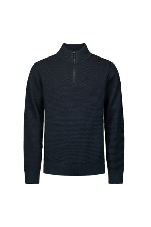 No- Excess No- Excess pullover half zipper 2 coloured melange. 29230904s Trui 078 night