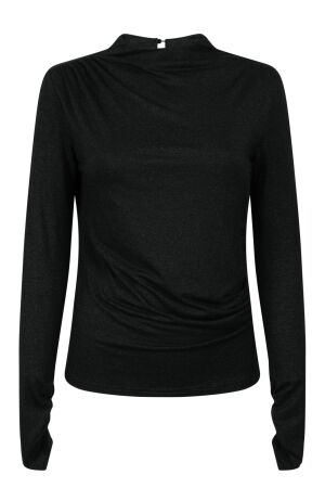 Aaiko Aaiko hayley co 241 T-shirt Lange mouw 000900 black