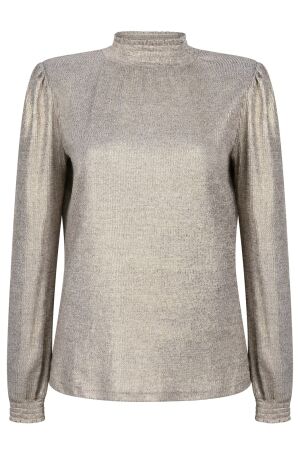Aaiko Aaiko tory gold pes 166 T-shirt Lange mouw 5 gold