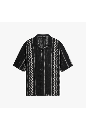 Quotrell Quotrell granada shirt sh99866 Overhemd 2293 black/off white