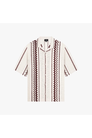 Quotrell Quotrell granada shirt sh99866 Overhemd 8746 off white/red