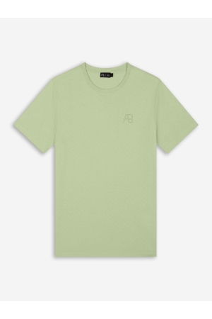 AB Lifestyle AB Lifestyle prestige tee v2 ab.ss25032 Print T-shirts desert sage