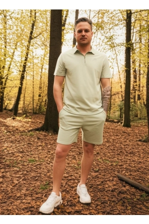 AB Lifestyle AB Lifestyle prestige short v2 ab.ss25034 Korte broeken desert sage Desert Sage