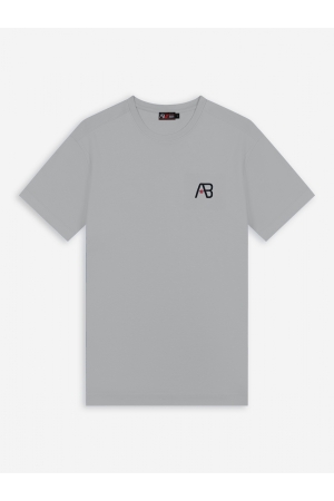 AB Lifestyle AB Lifestyle ink tee (tiger) ab.ss25047 Print T-shirts ultimate grey