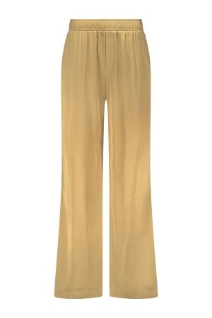 Tramontana Tramontana hammered satin trousers c16-17-101 Broek 002800 camel
