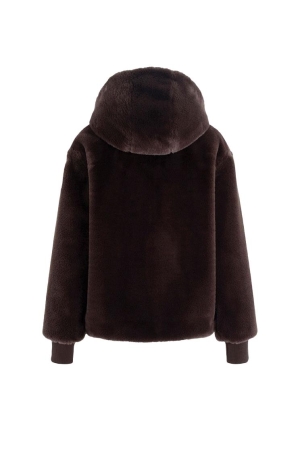 Moscow Moscow 08-08-evelyn-3 Winterjassen dark brown solid