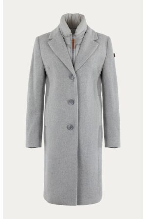 Moscow Moscow 16-08-bogdana-3 Winterjassen light grey melange solid