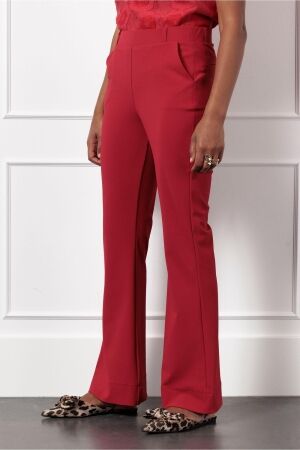 Studio Anneloes Studio Anneloes flair honeycomb trousers 12460 Broek 3200 deep red