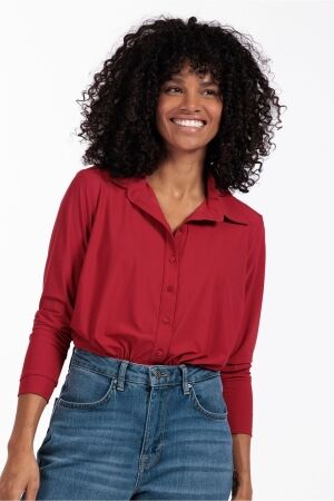Studio Anneloes Studio Anneloes lenne blouse 12469 Blouse 3200 dark red